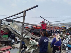 2 Pedagang Positif Corona, Pasar Krian Sidoarjo Ditutup Sebagian