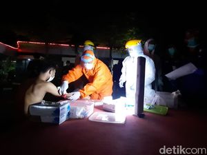 65 Warga Gresik Terciduk Langgar Jam Malam PSBB, 6 Dirapid Test 1 Reaktif