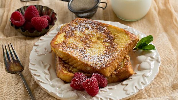 Sisa roti tawar bisa diolah menjadi french toast