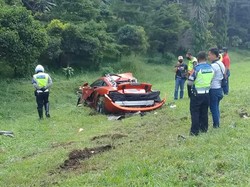 Supercar McLaren Kecelakaan di Tol Jagorawi, Kondisi Ringsek