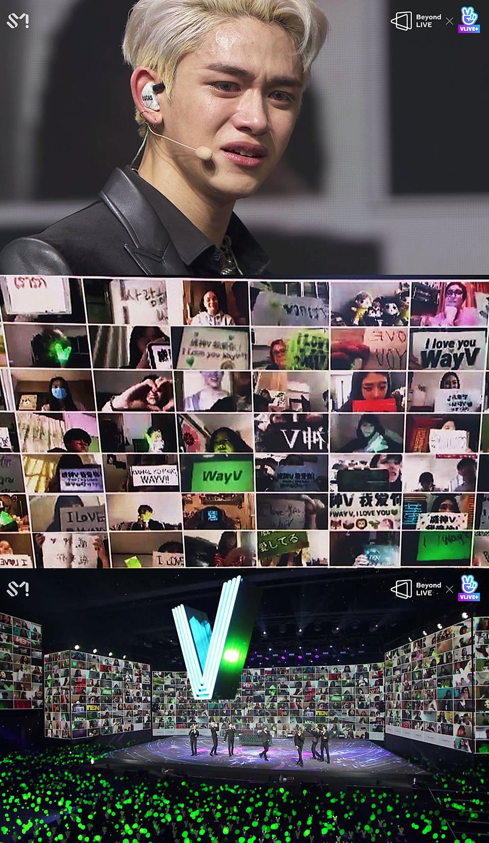 Tangisan Lucas di Konser Online WayV 'Beyond The Vision'