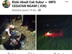 Viral Wanita Cantik Bertato yang Selamat Usai Terjun ke Sawah Bersama Mobilnya