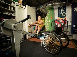 Potret Atlet Difabel Australia Berlatih di Tengah Isolasi Corona