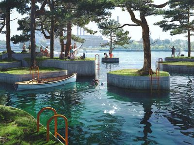 Taman Terapung Cantik di Denmark