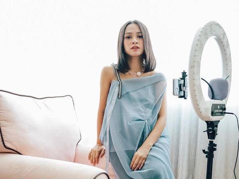 Andien Aisyah hamil anak kedua.