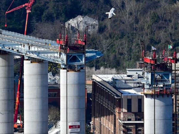 Potret Pengganti Jembatan Italia yang Runtuh 2018