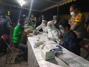 250 Warga Sidoarjo Terjaring PSBB, 5 Orang Positif Corona Versi Rapid Test