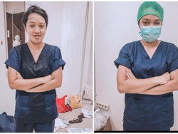 Kisah Selebgram Falla Adinda Jadi Relawan Medis Corona di Wisma Atlet