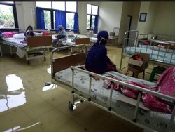 Banjir Akibat Hujan Deras di Cilegon, RSUD Ikut Tergenang