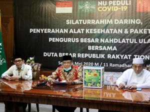 Dubes China Ajak PBNU Buka Puasa via Daring