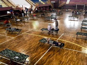 GOR Ciracas Jadi Tempat Penampungan Sementara Tunawisma