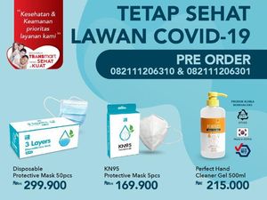 Siap Dipesan! Ribuan Masker Sampai Topi Anti Corona di Transmart