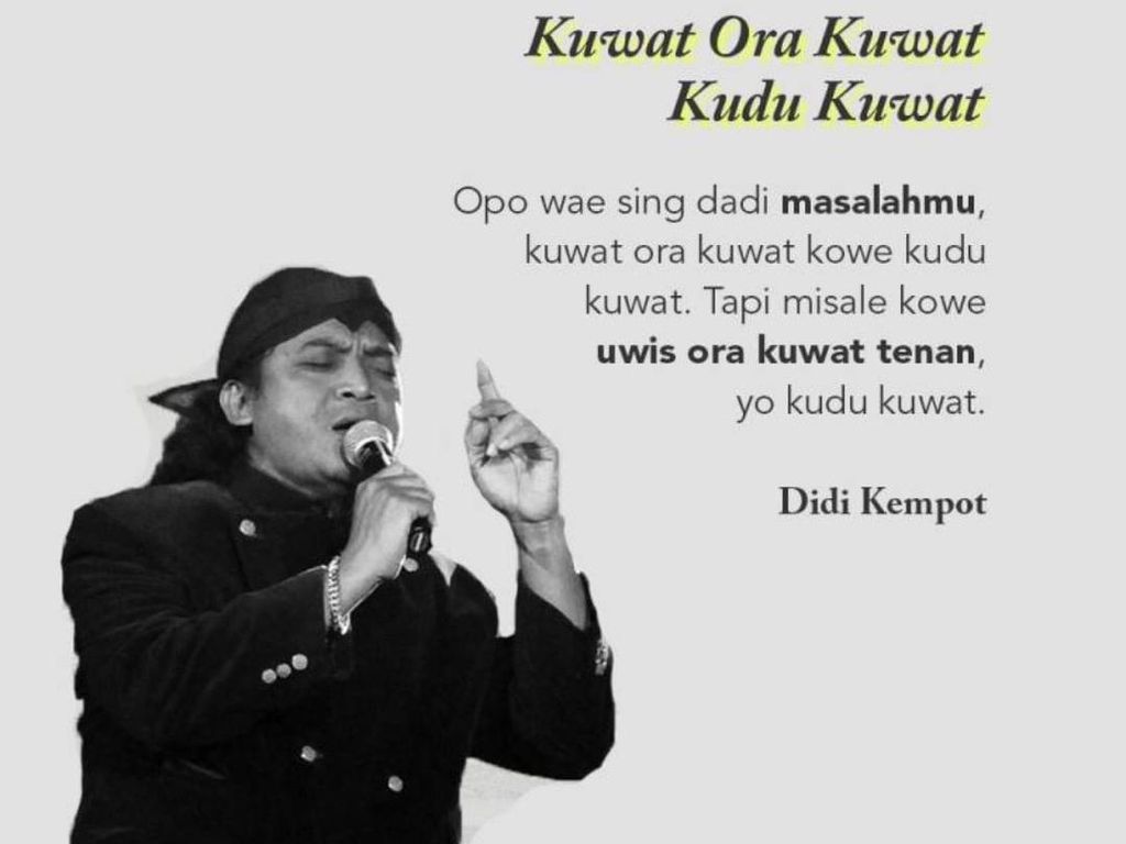 Didi Kempot Meninggal Dunia, 15 Quotes Patah Hati Lord Didi Bikin Ambyar Didi Kempot Meninggal Dunia, 15 Quotes Patah Hati Lord Didi Bikin Ambyar