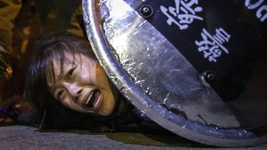 Foto Mahasiswa Demo di Hong Kong Raih Penghargaan Pulitzer