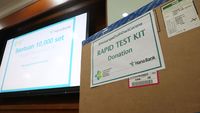 Donasi 10 Ribu Unit Rapid Test ke Kemenkes