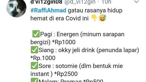 Jadi Trending di Twitter, Cuitan Soal #RaffiAhmad Bikin Netizen Ngakak