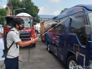 Pandemi Corona, Antre Uji Kir di Klaten Numpuk hingga 1.300 Kendaraan