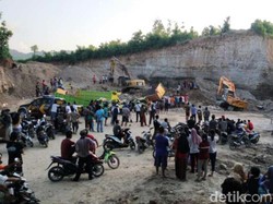 Tambang Longsor di Rembang, 2 Orang Tewas dan 4 Luka