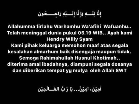 Unggahan Nikita Willy