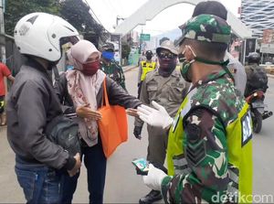 Terjaring PSBB di Sumedang, Suami-Istri Ini Malah Damprat Petugas