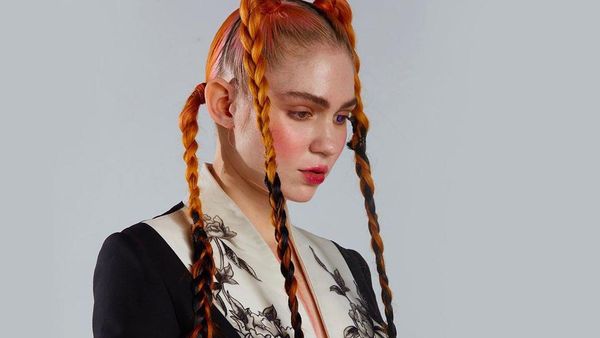 Foto: Gaya Nyentrik Grimes Sebelum Melahirkan Anak Elon Musk