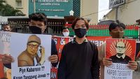 Sidang Kasus Air Keras Novel Baswedan Diwarnai Aksi