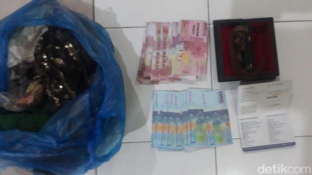 Barang bukti yang diamankan