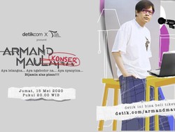 Armand MauKonser di detikcom 15 Mei 2020, Ikutan Yuk!