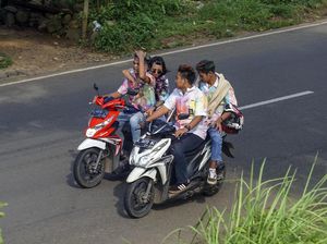 Bandel! Pelajar Ini Masih Nekat Konvoi Kelulusan