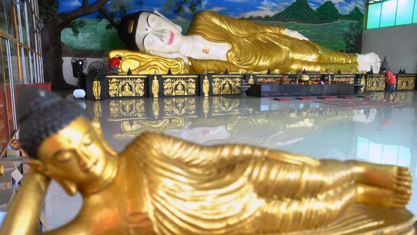 Patung Budha Tidur juga Ditutup Selama PSBB Jabar