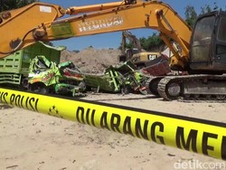 Tewaskan 2 Pekerja, Tambang yang Longsor di Rembang Ditutup Polisi