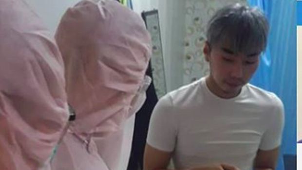 Roy Kiyoshi saat diciduk pihak kepolisian