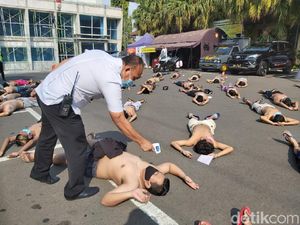 Terciduk Balapan Liar, 62 Remaja di Malang Di-Rapid Test