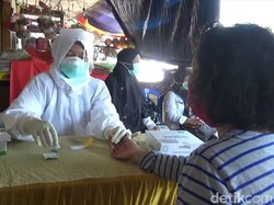 79 Pedagang Pasar Larangan Sidoarjo Di-Rapid Test, 4 Reaktif