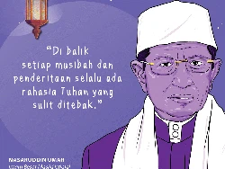 Prof. Nasaruddin Umar: di Balik Musibah Ada Rahasia Tuhan Sulit Ditebak