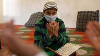 Potret Anak-anak Kashmir Belajar Alquran di Tengah Pandemi