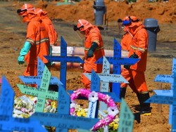 5 Hari Berturut-turut, Kematian Harian Corona Brasil Tertinggi di Dunia