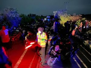 Puluhan Motor Balap Liar Jelang Sahur di Pinrang Sulsel Diamankan Polisi