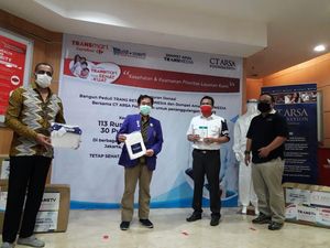 Trans Retail dan Dompet Amal TRANSMEDIA Sumbang Ribuan APD ke RS-Puskesmas