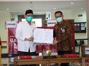 Unair Dapat Donasi Alat Kesehatan dari BIN untuk Tangani COVID-19