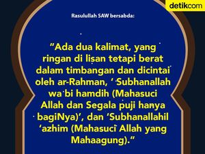Dua Kalimat yang Ringan di Lisan, Berat di Timbangan dan Dicintai Allah Dua Kalimat yang Ringan di Lisan, Berat di Timbangan dan Dicintai Allah
