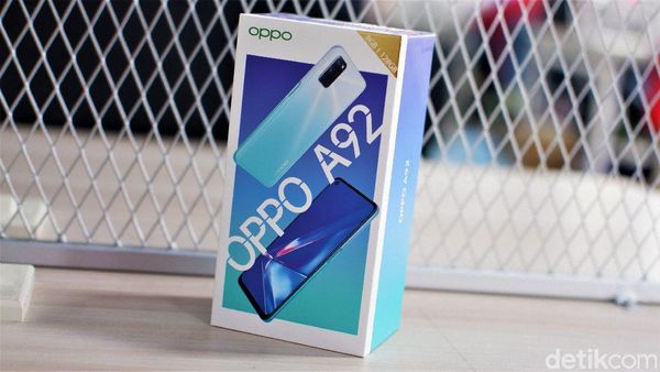 Unboxing Oppo A92, Ponsel Trendi Dibanderol Rp 4 Jutaan