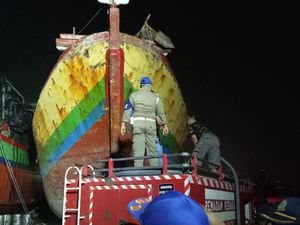 Kapal Terbakar di Juwana Pati 2 Unit, Kerugian Ditaksir Rp 4 Miliar