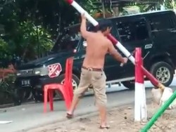 Polisi Tangkap Pelaku Perusakan Portal Pos Pencegahan Corona di Gowa