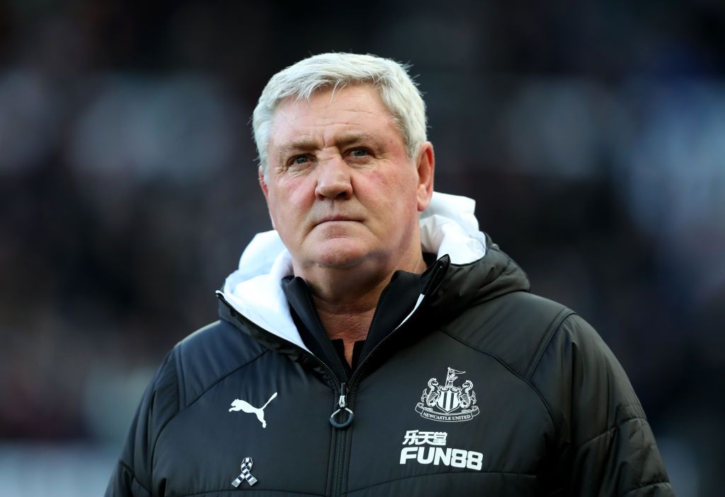 NEWCASTLE UPON TYNE, ENGLAND - FEBRUARY 29: Steve Bruce, Manager of Newcastle United looks on prior to the Premier League match between Newcastle United and Burnley FC at St. James Park on February 29, 2020 in Newcastle upon Tyne, United Kingdom. (Photo by Alex Livesey/Getty Images)