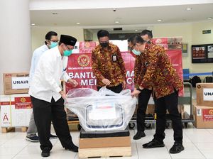 Aksi Nyata BIN Bantu Alkes ke Unair