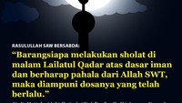 Keutamaan Sholat di Malam Lailatul Qadar