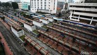 Giliran Terminal Blok M yang Ikutan Sepi