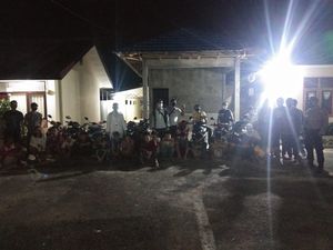 22 Remaja di Kukar Diamankan Polisi Saat Hendak Balap Liar Jelang Sahur