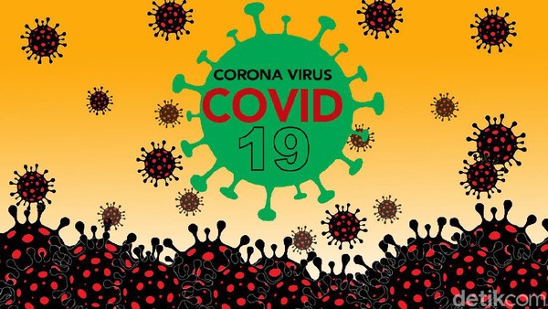 Ilustrasi Virus Corona, Covid 19 Poster